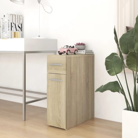 Armario boticario madera contrachapada color roble 20x45,5x60cm von , Schließfächer und Lagerschränke - Ref: Foro24-804214, P...