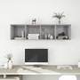 Mueble TV pared madera contrachapada hormigón 37x37x142,5 cm von , TV-Möbel - Ref: Foro24-805493, Preis: 61,15 €, Rabatt: %
