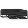 Gartenmöbel-Set 6-teilig und Kissen aus massivem Kiefernholz von vidaXL, Gartensets - Ref: Foro24-3076783, Preis: 650,64 €, R...