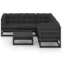 Gartenmöbel-Set 6-teilig und Kissen aus massivem Kiefernholz von vidaXL, Gartensets - Ref: Foro24-3076783, Preis: 650,64 €, R...