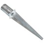 Picas de tierra 6 unidades acero galvanizado plateado 8x61 cm de , Puntas para anclaje en el suelo - Ref: Foro24-145430, Prec...