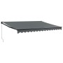 Toldo retráctil aluminio y tela gris antracita 4x3 m von , Markisen - Ref: Foro24-3154463, Preis: 254,57 €, Rabatt: %