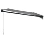 Toldo retráctil aluminio y tela gris antracita 4x3 m von , Markisen - Ref: Foro24-3154463, Preis: 254,57 €, Rabatt: %