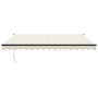 Toldo retráctil aluminio y tela color crema 4,5x3 m von , Markisen - Ref: Foro24-3154454, Preis: 295,23 €, Rabatt: %