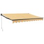 Toldo retráctil aluminio y tela blanco y amarillo 3x2,5 m von , Markisen - Ref: Foro24-3154456, Preis: 186,67 €, Rabatt: -5%%