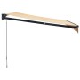 Toldo retráctil aluminio y tela blanco y amarillo 3x2,5 m von , Markisen - Ref: Foro24-3154456, Preis: 186,67 €, Rabatt: -5%%