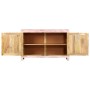Aparador de madera maciza de mango rosa claro 110x35x70 cm de , Aparadores - Ref: Foro24-247764, Precio: 350,86 €, Descuento: %