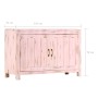 Aparador de madera maciza de mango rosa claro 110x35x70 cm de , Aparadores - Ref: Foro24-247764, Precio: 350,86 €, Descuento: %