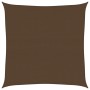 Toldo de vela HDPE marrón 160 g/m² 6x6 m de , Sombrillas - Ref: Foro24-311774, Precio: 73,21 €