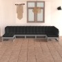 Garden furniture set 7 pieces and cushions solid pine wood by vidaXL, Garden sets - Ref: Foro24-3076746, Price: 574,33 €, Dis...