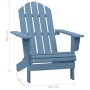 Silla de jardín Adirondack madera maciza de abeto azul von , Gartenstühle - Ref: Foro24-315875, Preis: 100,12 €, Rabatt: %