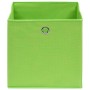 Cajas de almacenaje 10 uds tela no tejida verde 28x28x28 cm von , Aufbewahrungskörbe - Ref: Foro24-325229, Preis: 42,29 €, Ra...