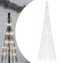 Árbol de Navidad en asta de bandera 1534 LED blanco frío 500 cm by , Christmas lights - Ref: Foro24-358117, Price: 94,66 €, D...
