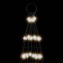 Árbol de Navidad en asta de bandera 1534 LED blanco frío 500 cm by , Christmas lights - Ref: Foro24-358117, Price: 94,66 €, D...