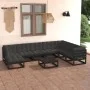 Gartenmöbelset 9-teilig mit massiven Kiefernholzpolstern. von vidaXL, Gartensets - Ref: Foro24-3076773, Preis: 999,05 €, Raba...