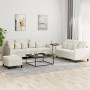 Juego de sofás con cojines 3 piezas terciopelo crema von , Sofas - Ref: Foro24-3201738, Preis: 576,78 €, Rabatt: -5%%