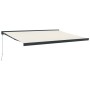 Toldo retráctil aluminio y tela color crema 4x3 m by , Awnings - Ref: Foro24-3154553, Price: 509,45 €, Discount: %