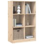 Estantería de madera maciza de pino 70x33x110 cm by , Bookcases and shelves - Ref: Foro24-836141, Price: 106,36 €, Discount: %