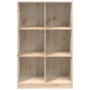 Estantería de madera maciza de pino 70x33x110 cm by , Bookcases and shelves - Ref: Foro24-836141, Price: 106,36 €, Discount: %