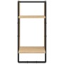 Estantes pared con barras 4 pzas madera ingeniería roble Sonoma von , Regale und Regale - Ref: Foro24-836309, Preis: 55,35 €,...