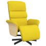 Sillón reclinable con reposapiés tela amarillo claro by , Armchairs - Ref: Foro24-356609, Price: 219,34 €, Discount: %