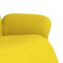 Sillón reclinable con reposapiés tela amarillo claro by , Armchairs - Ref: Foro24-356609, Price: 219,34 €, Discount: %