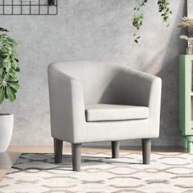 Sillón cuero sintético blanco by , Armchairs - Ref: Foro24-356488, Price: 176,67 €, Discount: %