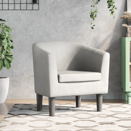 Sillón cuero sintético blanco by , Armchairs - Ref: Foro24-356488, Price: 176,67 €, Discount: %