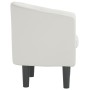 Sillón cuero sintético blanco by , Armchairs - Ref: Foro24-356488, Price: 176,67 €, Discount: %