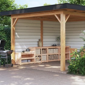 Muebles de cocina de exterior 4 piezas madera maciza de pino von , Küchenschränke - Ref: Foro24-3196138, Preis: 637,79 €, Rab...