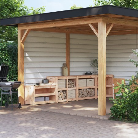 Muebles de cocina de exterior 4 piezas madera maciza de pino von , Küchenschränke - Ref: Foro24-3196138, Preis: 637,79 €, Rab...