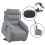 Sillón de masaje reclinable de pie de tela gris claro by , Armchairs - Ref: Foro24-3204992, Price: 284,30 €, Discount: %