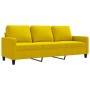 Sofá de 3 plazas terciopelo amarillo 180 cm von , Sofas - Ref: Foro24-359215, Preis: 255,18 €, Rabatt: %