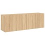 Muebles para TV de pared 2 unidades roble Sonoma 60x30x41 cm von , TV-Möbel - Ref: Foro24-836943, Preis: 79,42 €, Rabatt: %