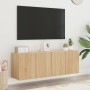 Muebles para TV de pared 2 unidades roble Sonoma 60x30x41 cm von , TV-Möbel - Ref: Foro24-836943, Preis: 79,42 €, Rabatt: %