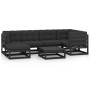 Garden furniture set 7 pieces and cushions solid pine wood by vidaXL, Garden sets - Ref: Foro24-3076743, Price: 718,89 €, Dis...