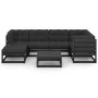 Garden furniture set 7 pieces and cushions solid pine wood by vidaXL, Garden sets - Ref: Foro24-3076743, Price: 761,19 €, Dis...