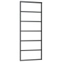 Puerta corredera ESG vidrio y aluminio negra 76x205 cm von , Türen - Ref: Foro24-151014, Preis: 153,68 €, Rabatt: %