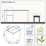 LECHUZA Macetero CUBE Cottage 40 ALL-IN-ONE color moca von , Töpfe und Pflanzgefäße - Ref: Foro24-442086, Preis: 72,36 €, Rab...