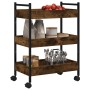 Carrito de cocina madera ingeniería roble ahumado 50x30x70 cm von , Küchen- und Speisewagen - Ref: Foro24-842358, Preis: 52,5...