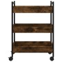 Carrito de cocina madera ingeniería roble ahumado 50x30x70 cm von , Küchen- und Speisewagen - Ref: Foro24-842358, Preis: 52,5...