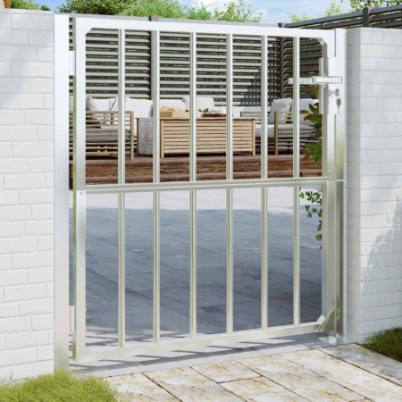 Puerta de jardín de acero inoxidable 100x100 cm by , garden gates - Ref: Foro24-376469, Price: 187,13 €, Discount: %