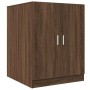 Armario de lavadora color roble marrón 71x71,5x91,5 cm de , Accesorios para lavadoras y secadoras - Ref: Foro24-813196, Preci...