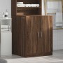 Armario de lavadora color roble marrón 71x71,5x91,5 cm de , Accesorios para lavadoras y secadoras - Ref: Foro24-813196, Preci...