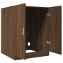 Armario de lavadora color roble marrón 71x71,5x91,5 cm de , Accesorios para lavadoras y secadoras - Ref: Foro24-813196, Preci...