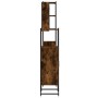 Set de muebles de baño 4 piezas madera contrachapada roble humo de , Muebles de baño - Ref: Foro24-3214772, Precio: 257,85 €,...
