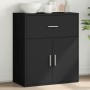Aparador de madera de ingeniería negro 60x31x70 cm by , Sideboards - Ref: Foro24-840465, Price: 81,97 €, Discount: %
