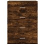Aparador de madera de ingeniería roble ahumado 60x31x84 cm von , Sideboards - Ref: Foro24-840503, Preis: 89,39 €, Rabatt: -5%%
