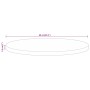 Tablero de mesa redondo madera maciza de mango Ø 60x2,5 cm von , Tischplatten - Ref: Foro24-370074, Preis: 57,50 €, Rabatt: %