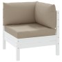 Cojines para palets 3 unidades tela Oxford gris taupé von , Kissen für Stühle und Sofas - Ref: Foro24-361781, Preis: 90,96 €,...
